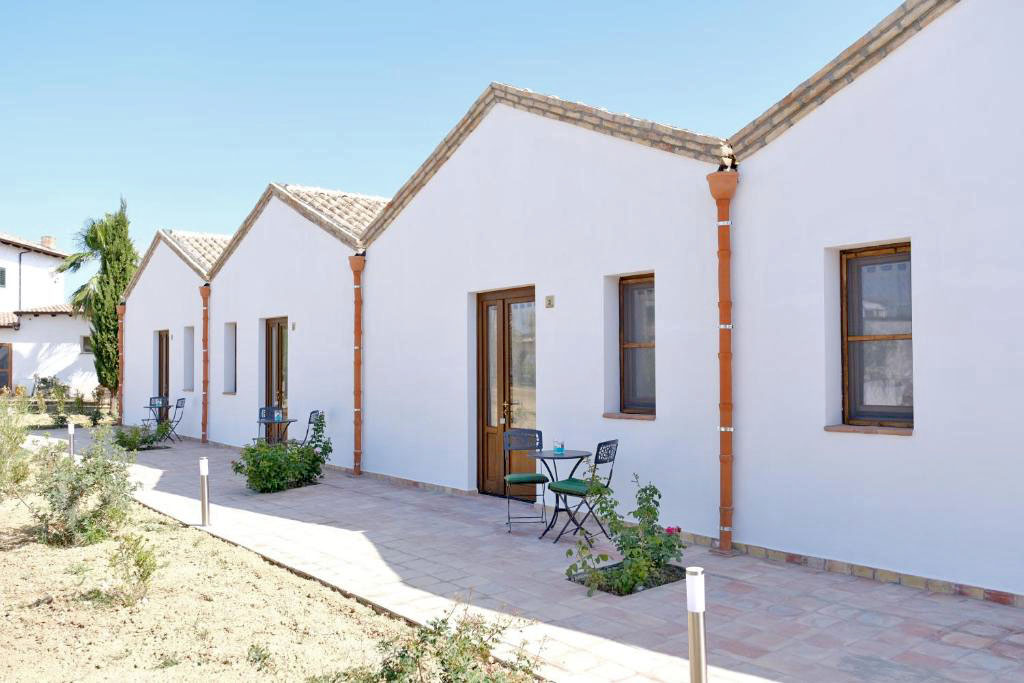 Ingresso camere con patio