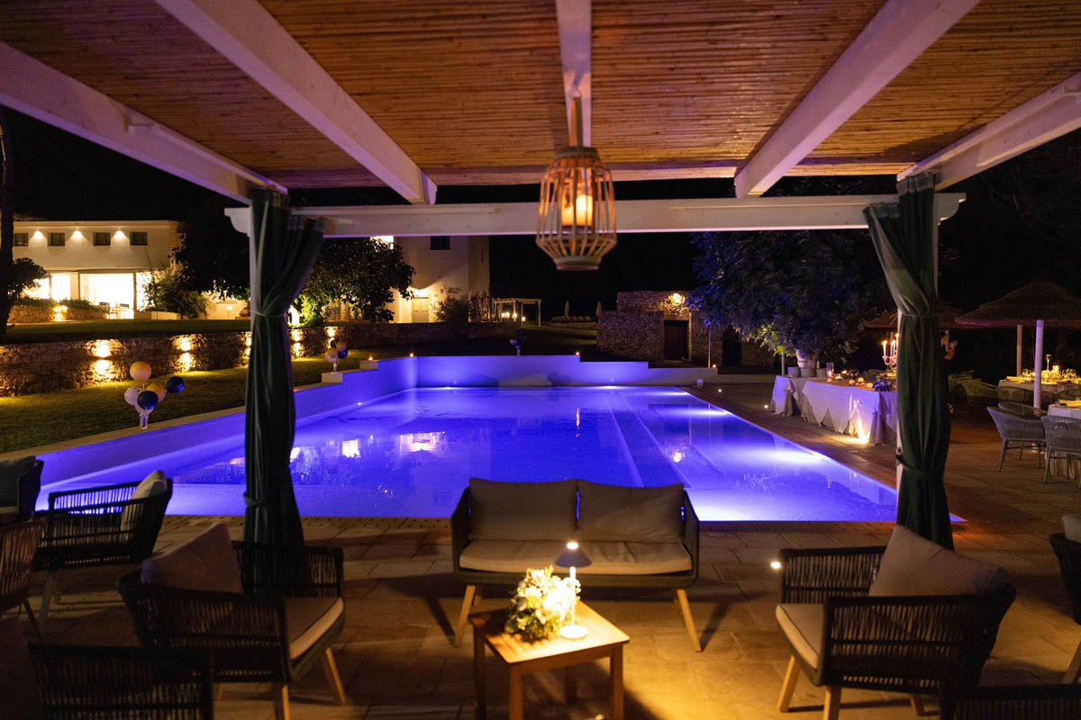 Allestimenti per eventi bordo piscina