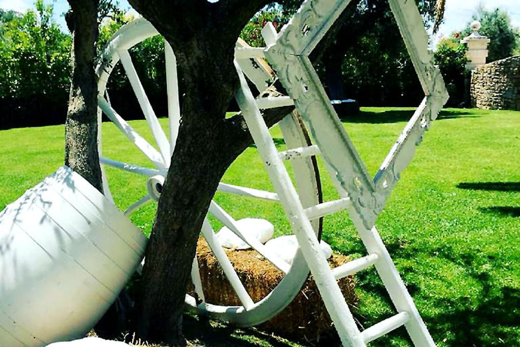 Masseria Bari giardino wedding